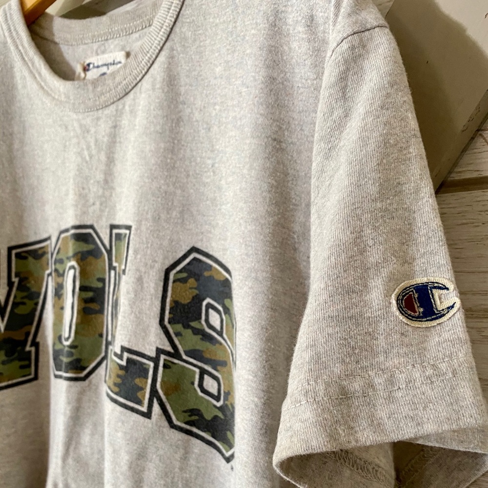 Vintage camouflage Vols Spellout Champion